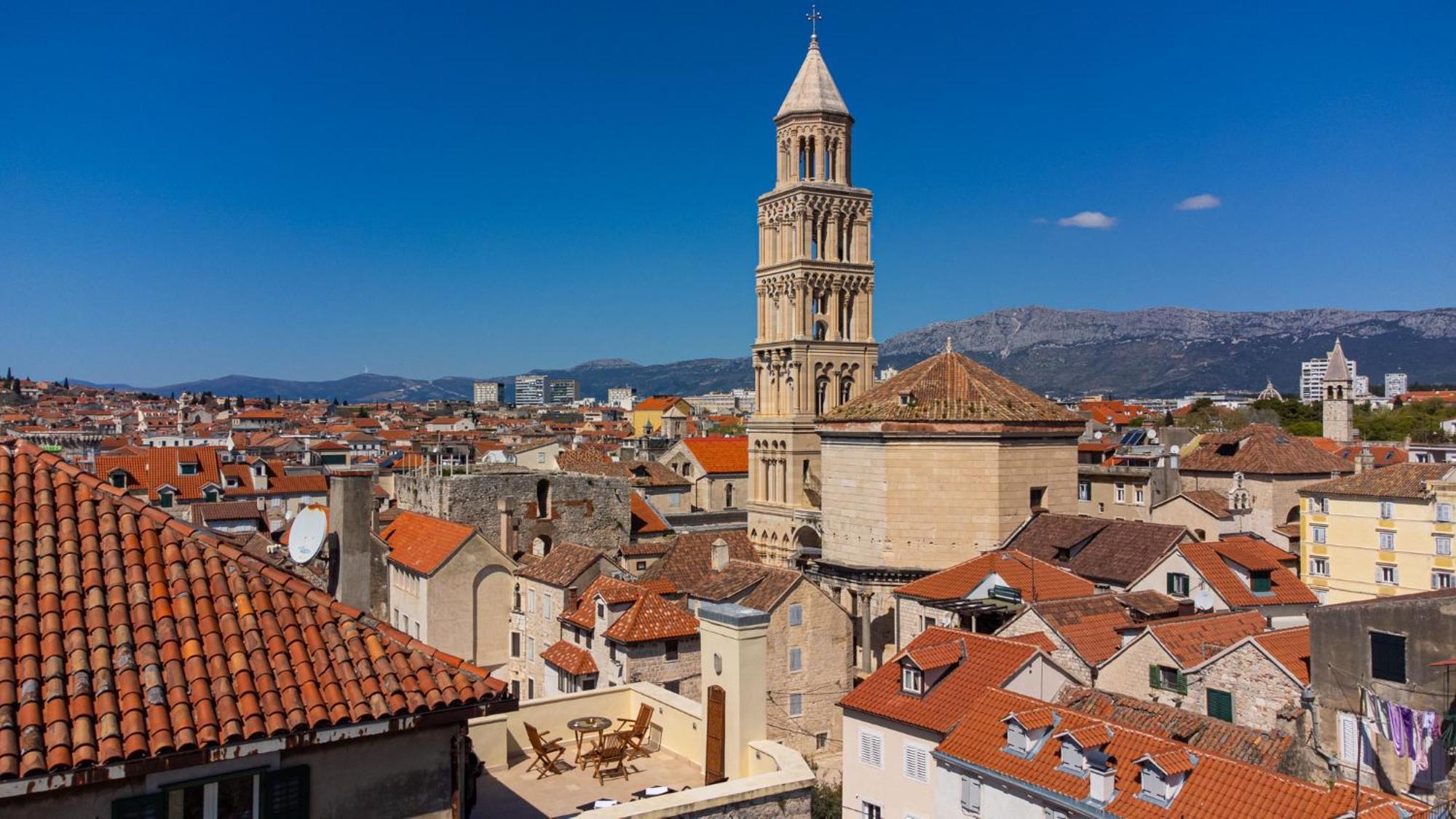 Terazza Grande In Diocletian Tower Lägenhet Split Exteriör bild
