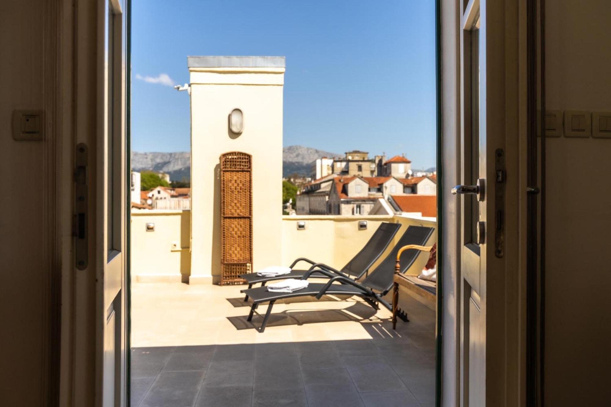 Terazza Grande In Diocletian Tower Lägenhet Split Exteriör bild