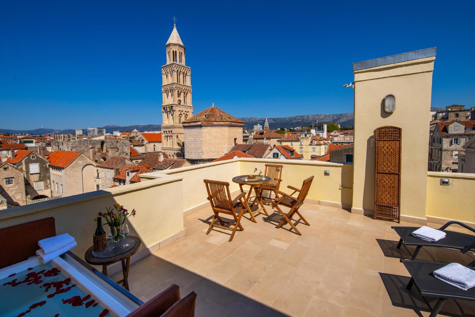 Terazza Grande In Diocletian Tower Lägenhet Split Exteriör bild