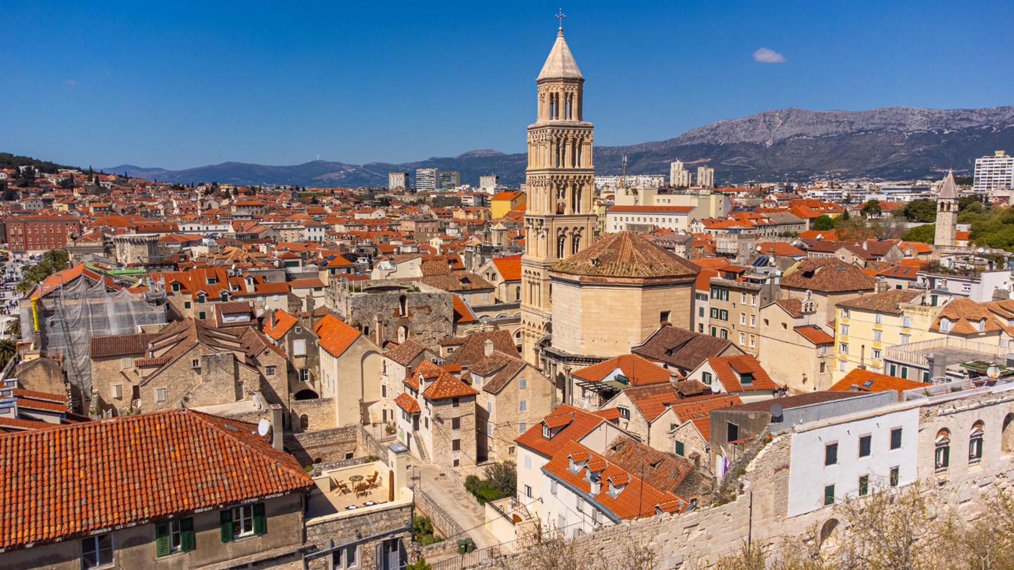 Terazza Grande In Diocletian Tower Lägenhet Split Exteriör bild