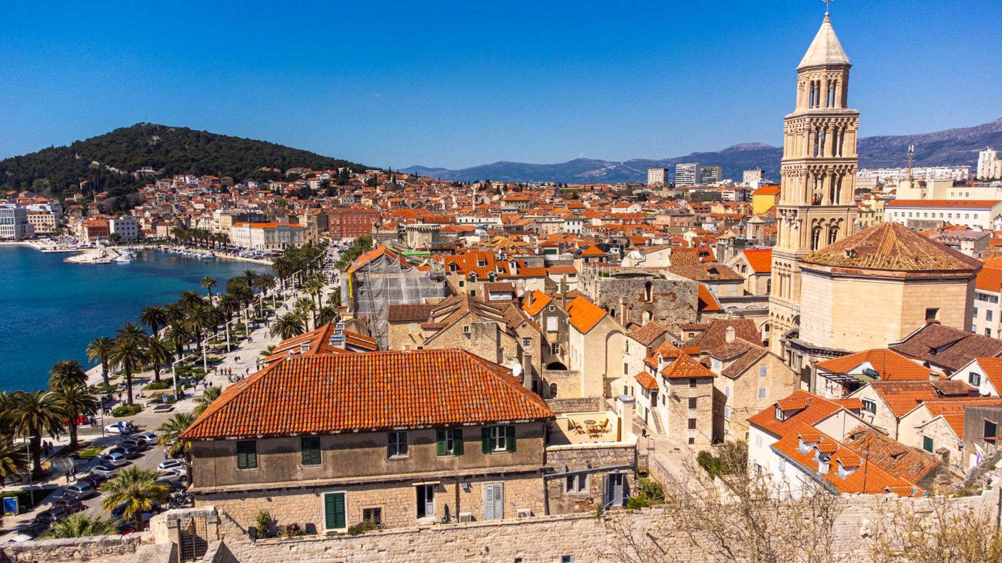 Terazza Grande In Diocletian Tower Lägenhet Split Exteriör bild