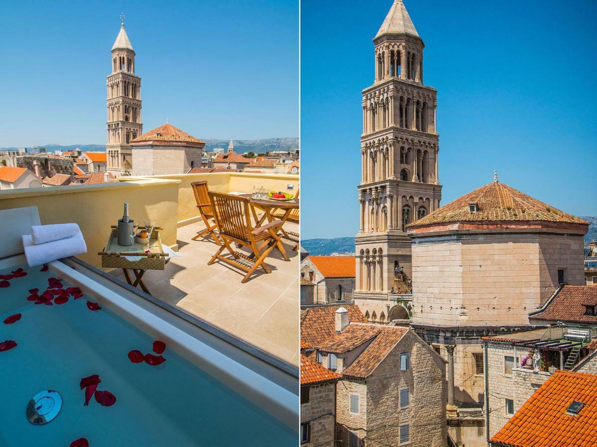 Terazza Grande In Diocletian Tower Lägenhet Split Exteriör bild