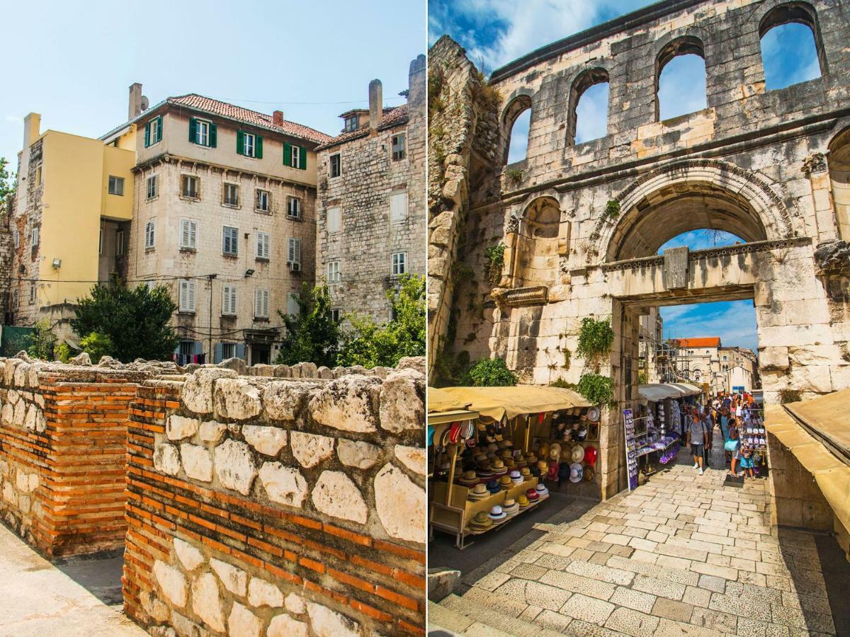 Terazza Grande In Diocletian Tower Lägenhet Split Exteriör bild